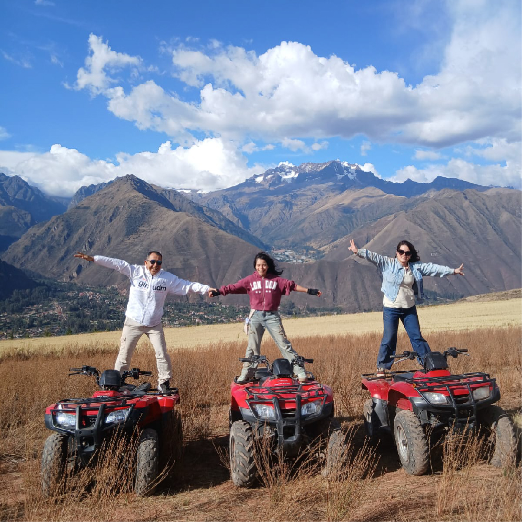 Cuatrimotos en el Valle Sagrado